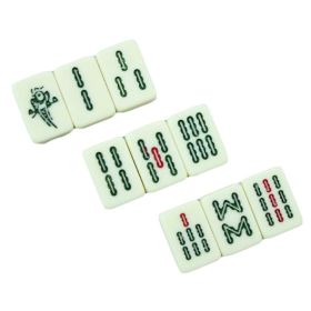 9 Pcs Mahjong Refrigerator Magnets Chinese Style Fridge Stickers Home Office Cabinets Decor