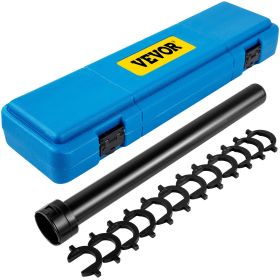 VEVOR Inner Tie Rod Tool Kit, 13 Pcs Crowfoot Adapters Inner Tie Rod Tool Set, 13 Pcs Tie Rod Removal Tool, 1/2 Inch Drive Tube Tie Rods Tool