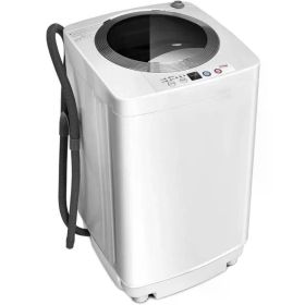 Portable Washing Machine, Full Automatic Washer and Spinner Combo, 8 LBS Capacity Compact Laundry Washer Spinner