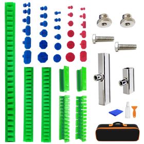 Car paint-free Puller Label Dent Puller Repair Kit Dent Repair Removal Pull tool Handle lifter for car body panel Dent Green