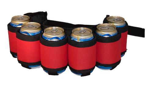 Beer Belt - Beer Holster (Color: Red)