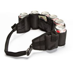 Beer Belt - Beer Holster (Color: Black)